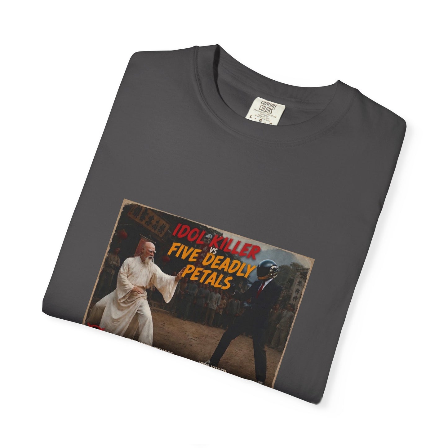 Retro Kung Fu "Five Deadly Petals" T-Shirt