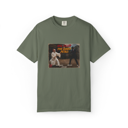 Retro Kung Fu "Five Deadly Petals" T-Shirt