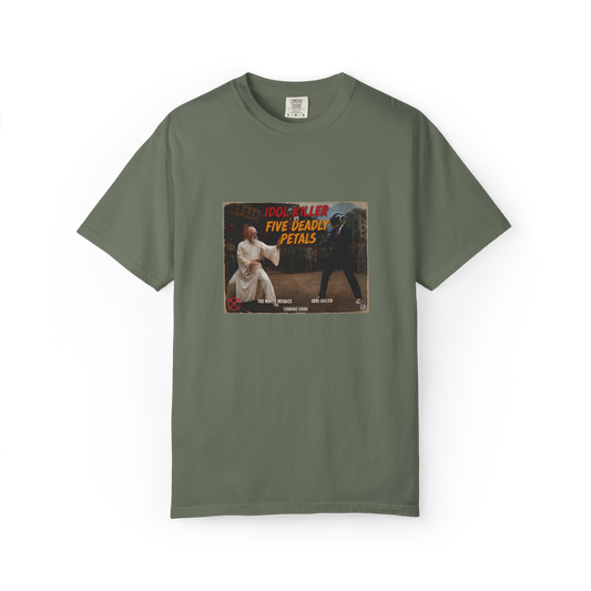 Retro Kung Fu "Five Deadly Petals" T-Shirt